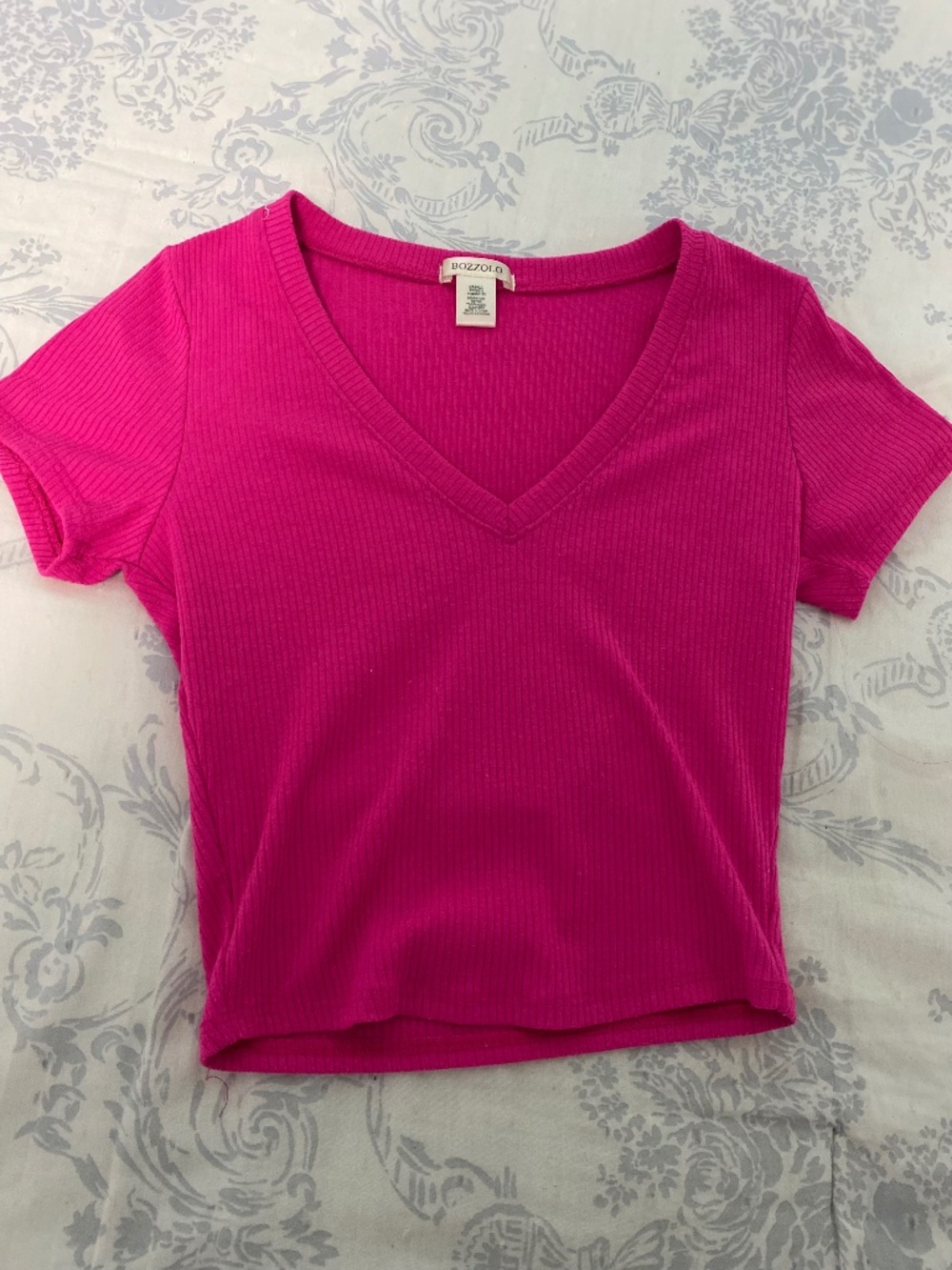 Bozzolo Women's Pink Crop-top